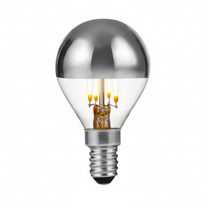Led Glühbirne Spiegelkopf | Silver Top Ball E14 Premium