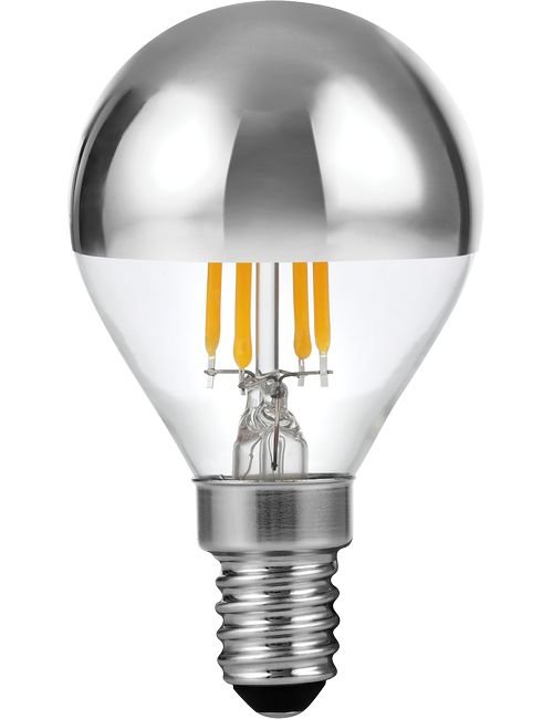 Led Glühbirne Spiegelkopf | Silver Top Ball E14