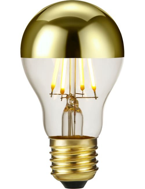 Led Glühbirne Kopfspiegel | Gold Top Bulb E27 Premium
