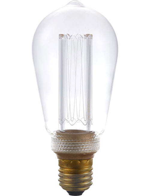 Retro Led Lightbulb | Squirrel cage teardrop E27