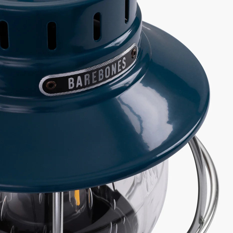 Railroad Lantern Union Pacific Homeward Bound Ocean Blue Detail