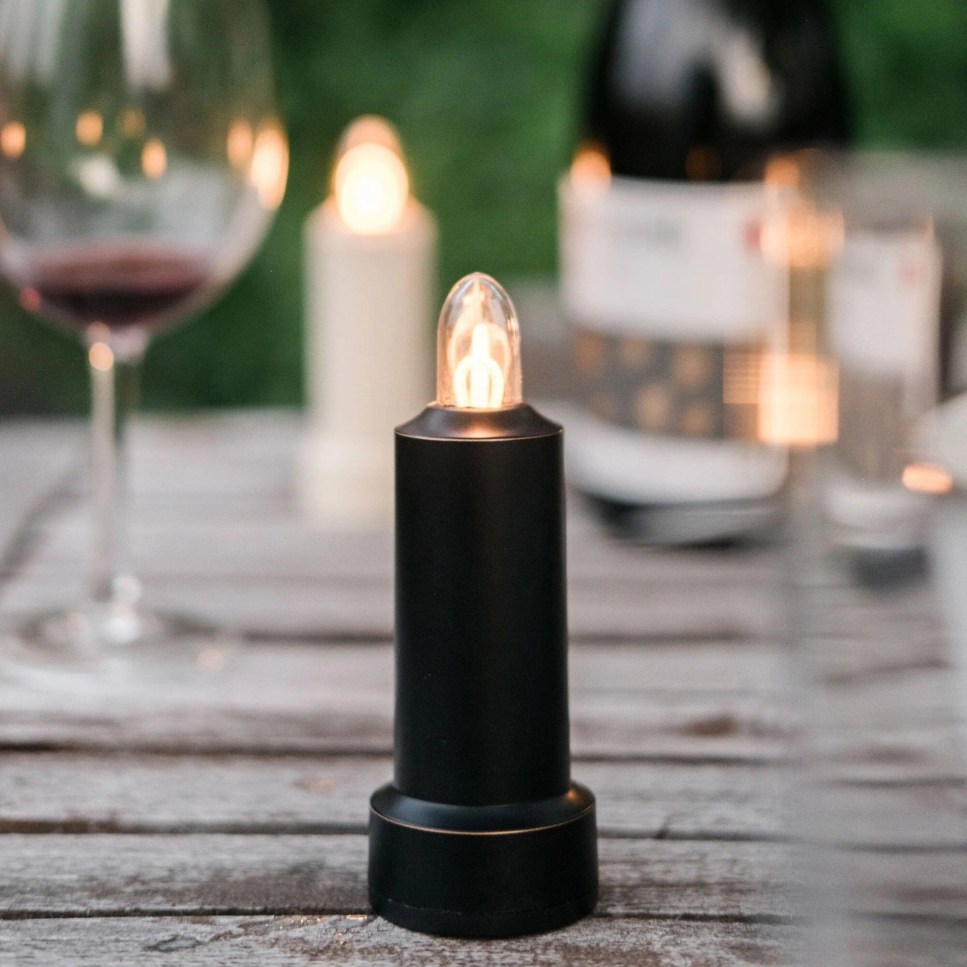 Flameless Candle LED Akku brennend Ambiente