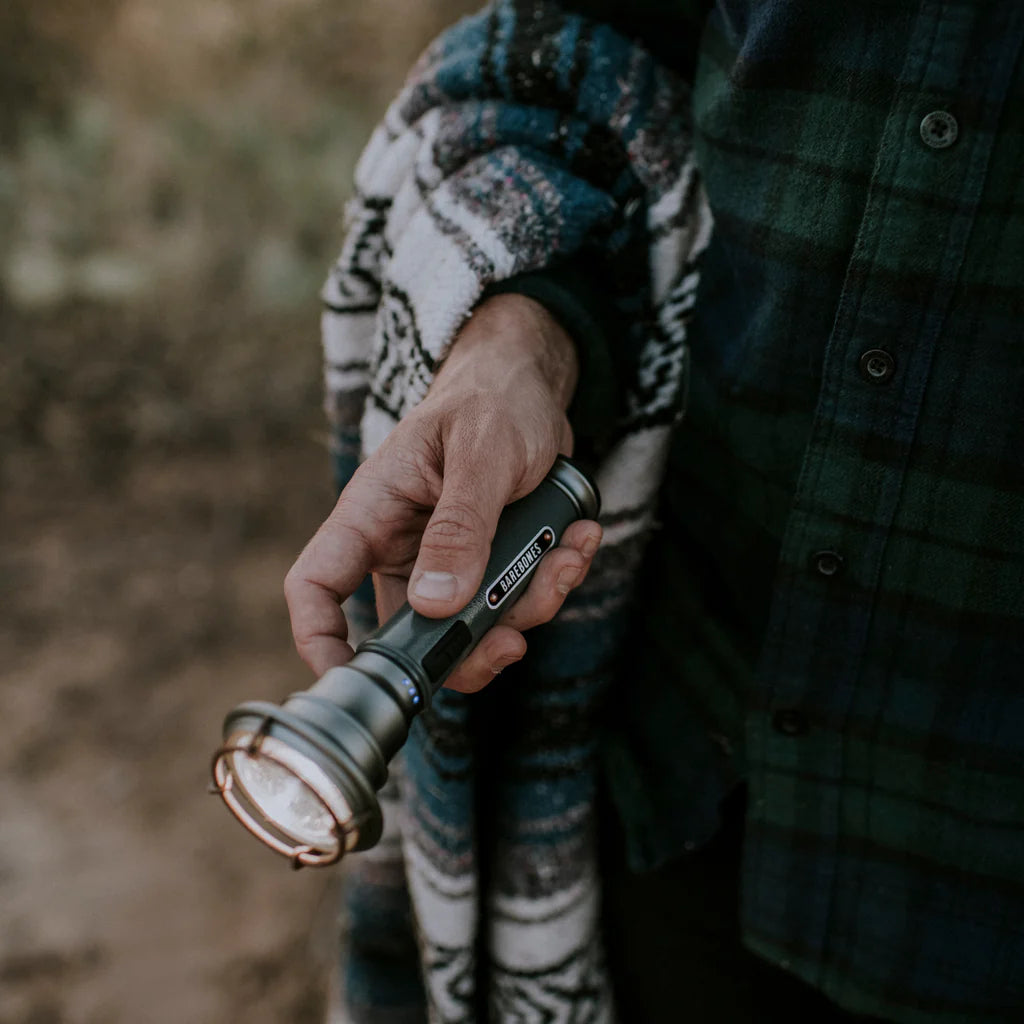 Vintage Flashlight Olive Drab Ambient