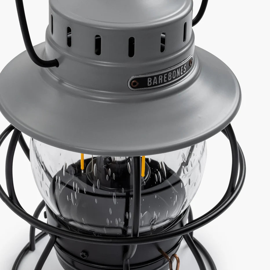 Railroad Lantern Union Pacific Homeward Bound Slate Gray Detail