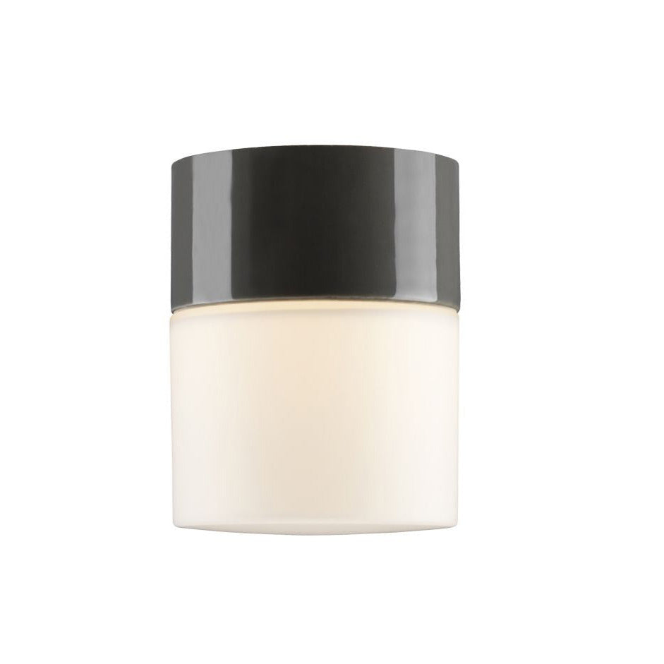 Opus 100/125 Led Porzellan Wand-/Deckenleuchte 2700K grau matt opal | Ifö Electric