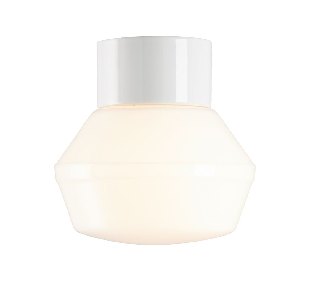 Classic Ifökupa Wand- und Deckenleuchte E27 IP54 Ø84.5mm weiss | Ifö Electric