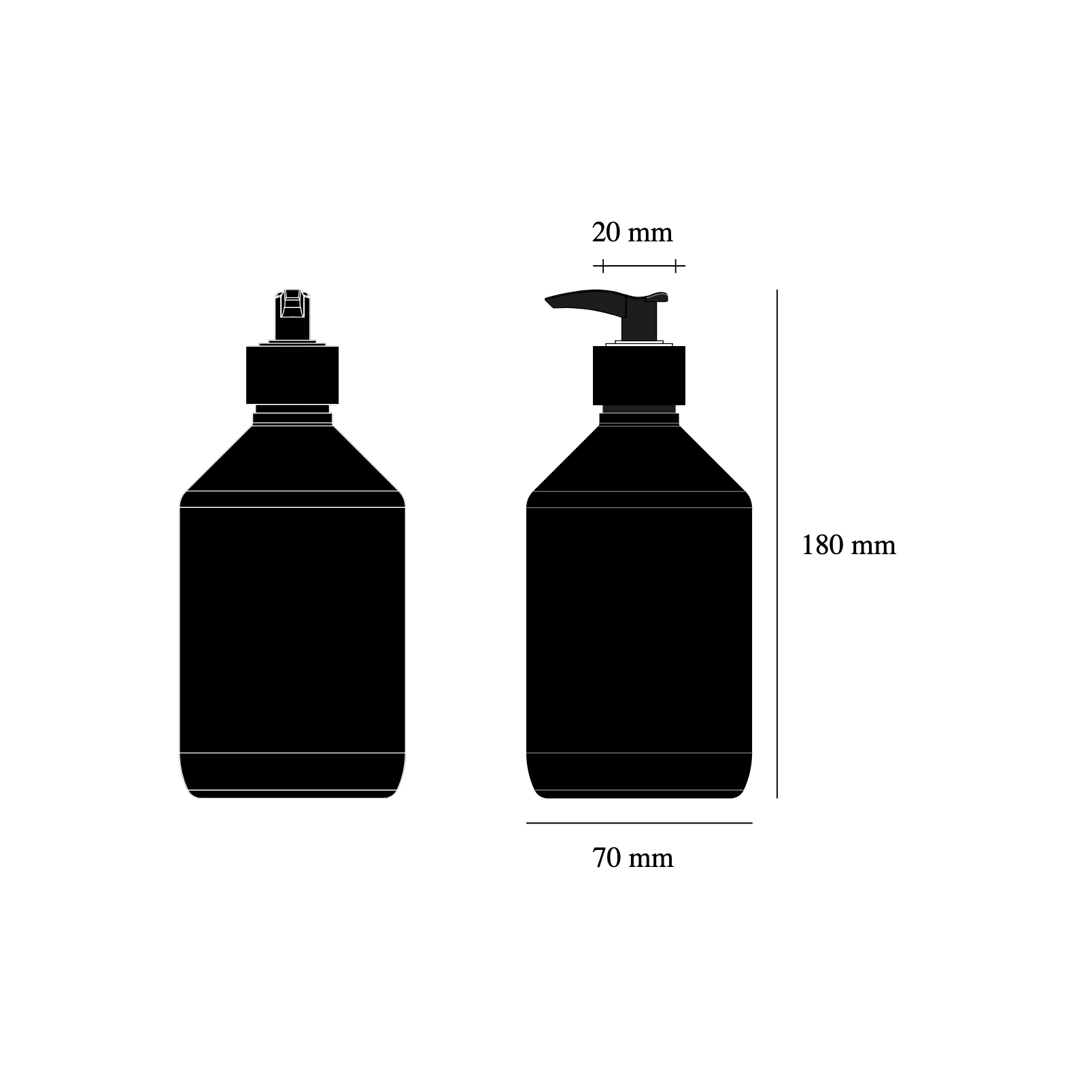 Massplan Flasche Body Wash «wild mint amplifier» 500ml | Buster & Punch