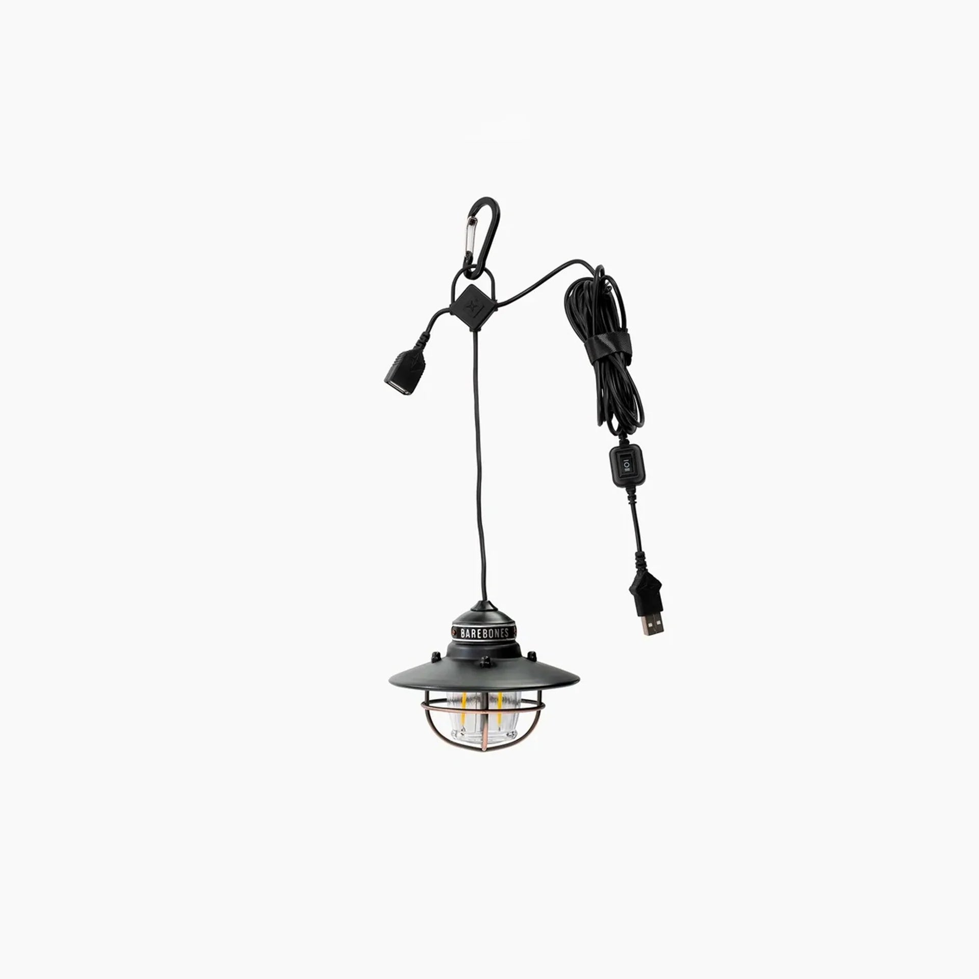 Edisons Kleiner Waldkauz Hängelaterne Antique Bronze mit Kabel