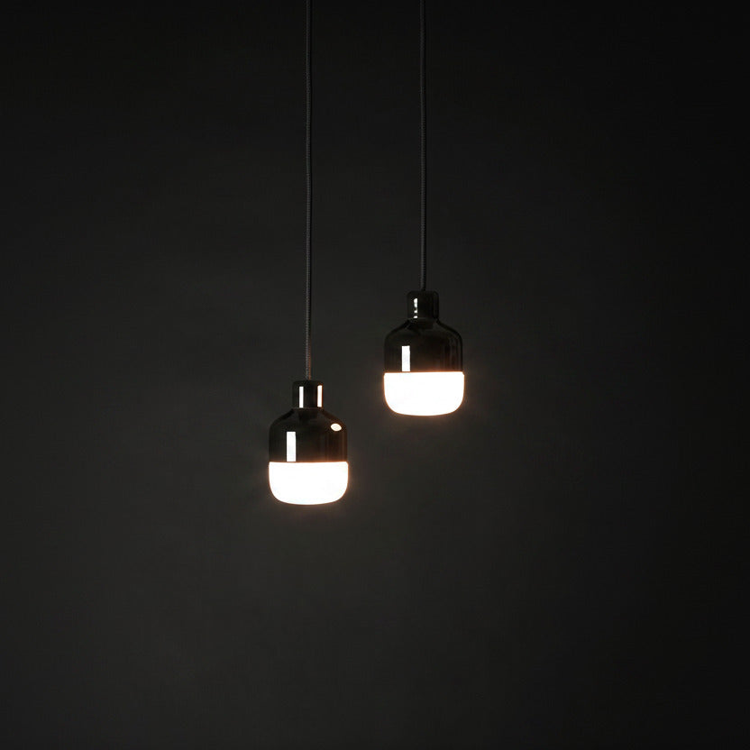 Ohm 100/155 Pendelleuchte Led 3000K schwarz matt opal | Ifö Electric