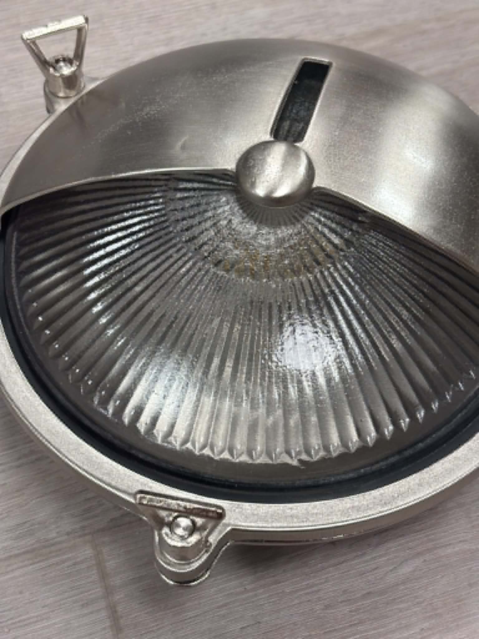 Ship light, outdoor light brass round E27