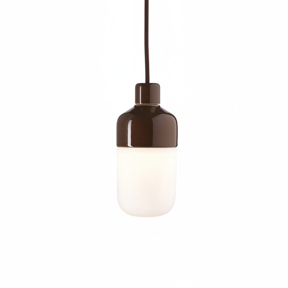 Suspension Ohm porcelaine 100/215 Led 3000K opale mate IP44 | Ifö Électrique