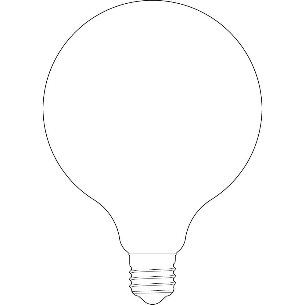 Led Glühbirne Porcelain III | Tala