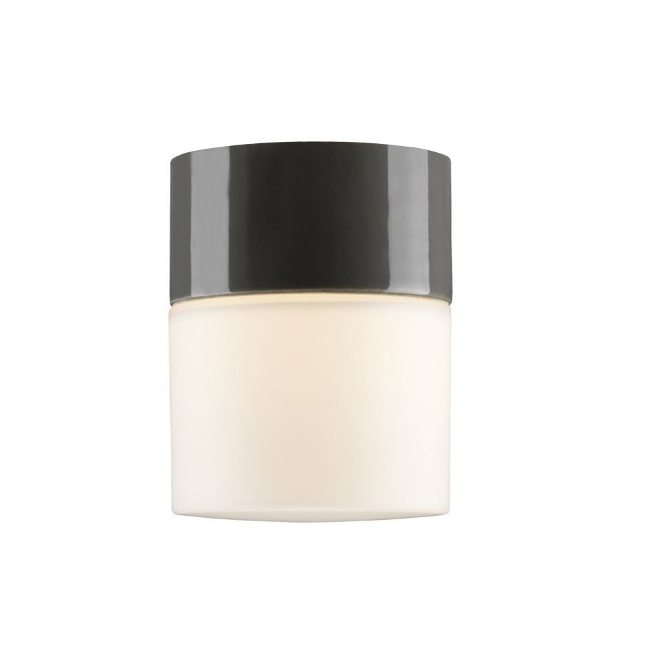Opus 100/125 Led Porzellan Wand-/Deckenleuchte 3000K grau matt opal | Ifö Electric
