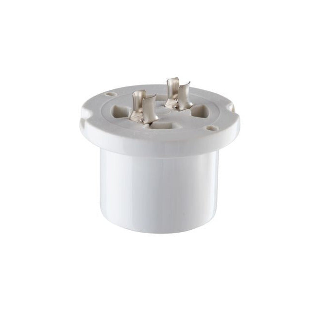 Ersatzteil Lampenfassung E27 glasiert mit Klemmhülsen für Polschrauben | Ifö Electric