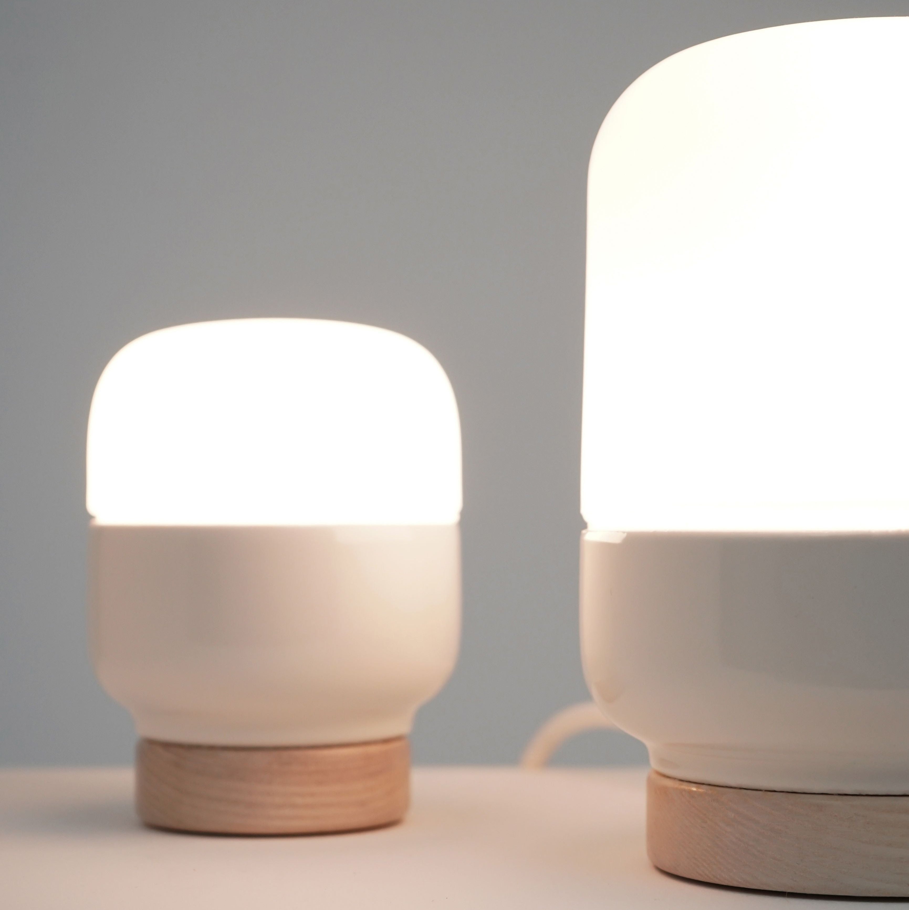 Tischleuchte Porzellan Ohm Table 100/130 weiss | Ifö Electric