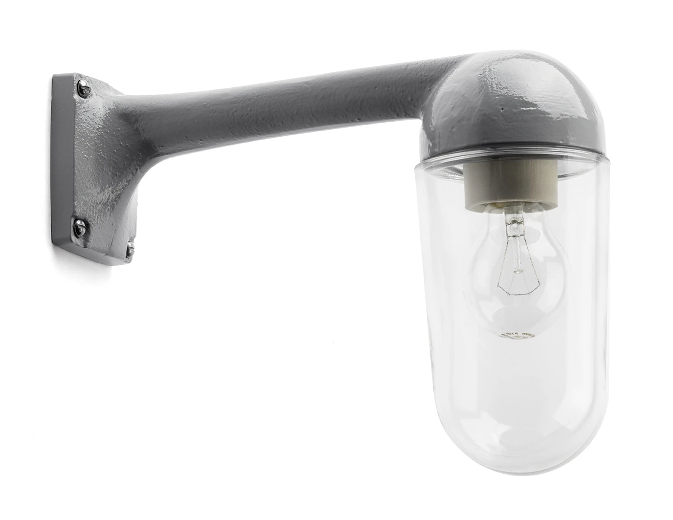 Zylinderglas klar für Außenleuchte Aluminiumguss