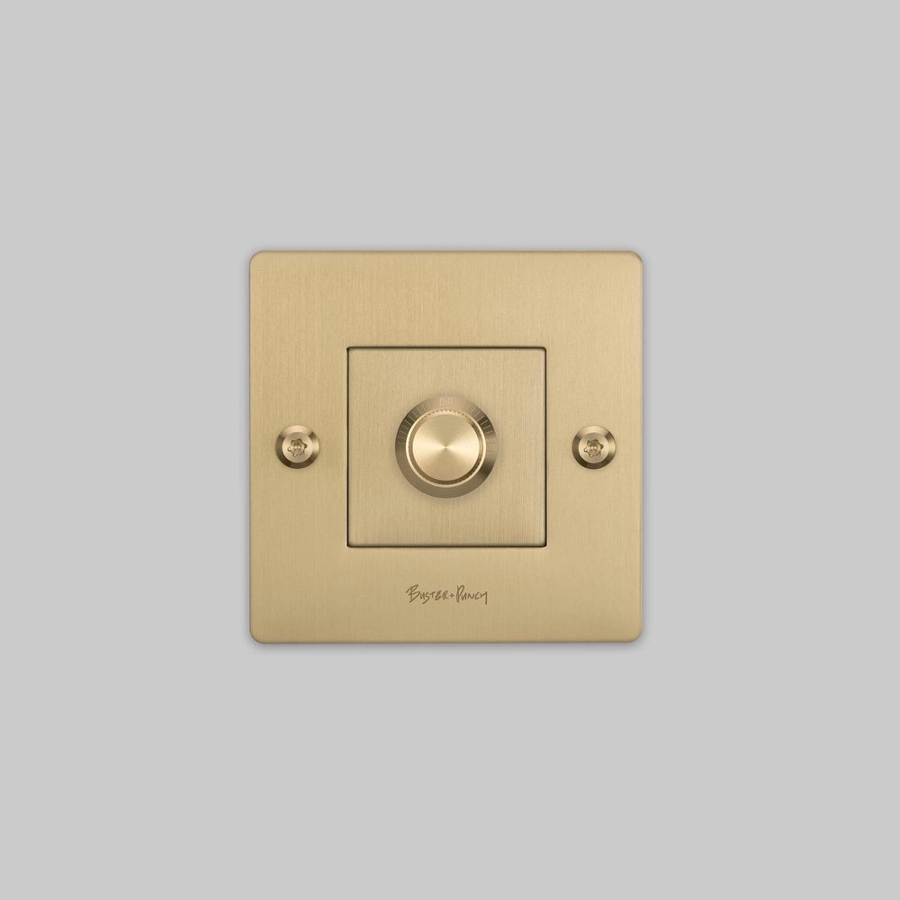 1G Wanddimmer 250W Led Linear Brass