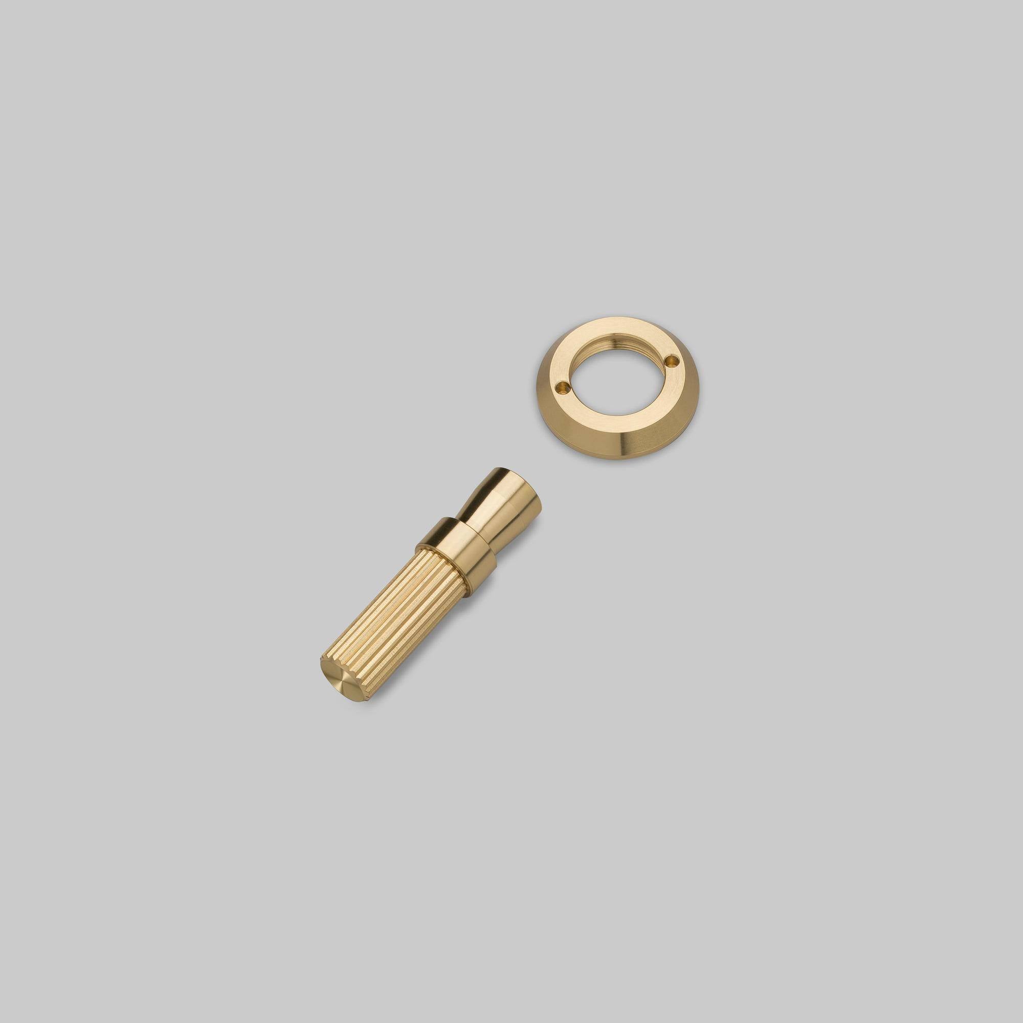 1G Kippschalter Linear Smoked Bronze