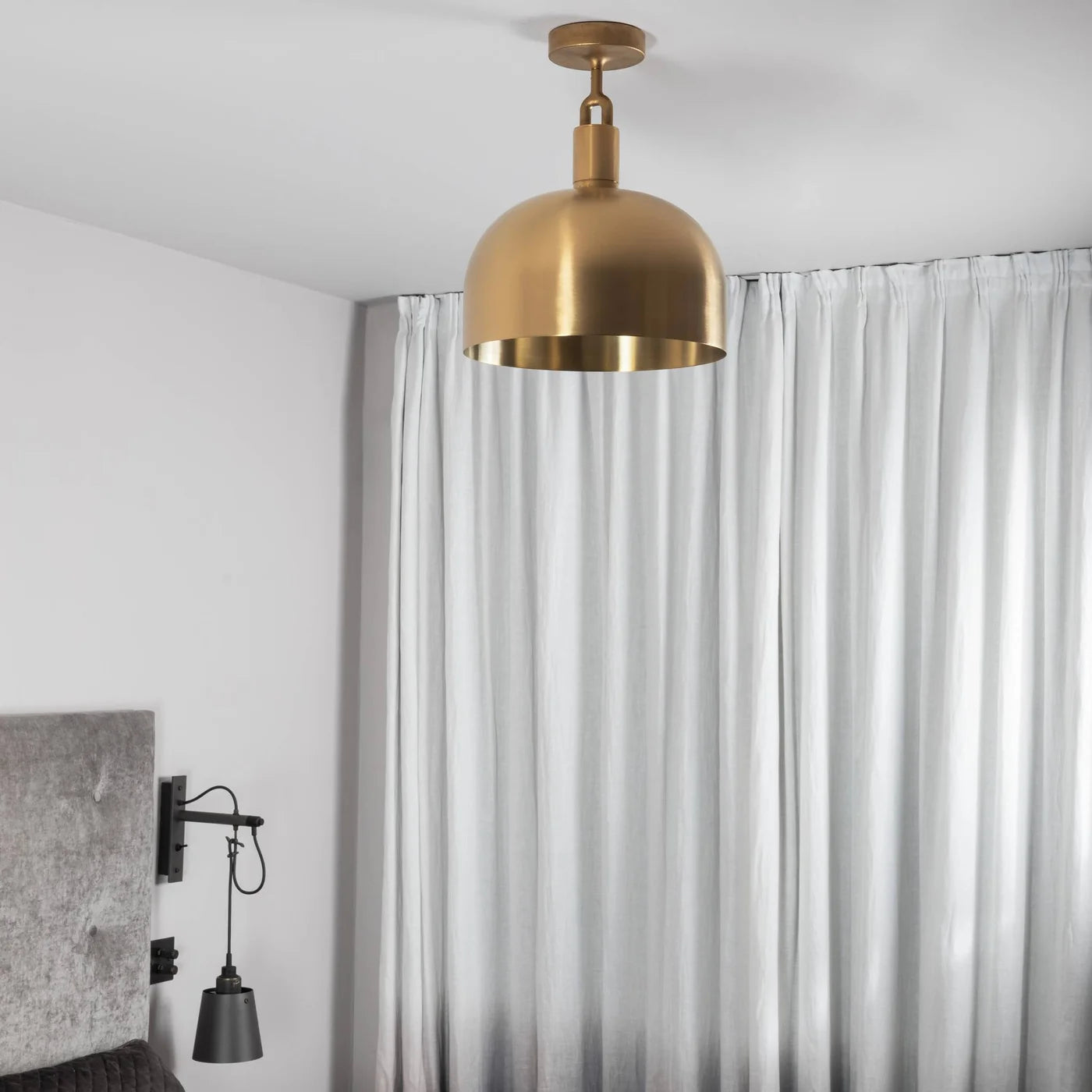 Forked Ceiling Linear Shade Large