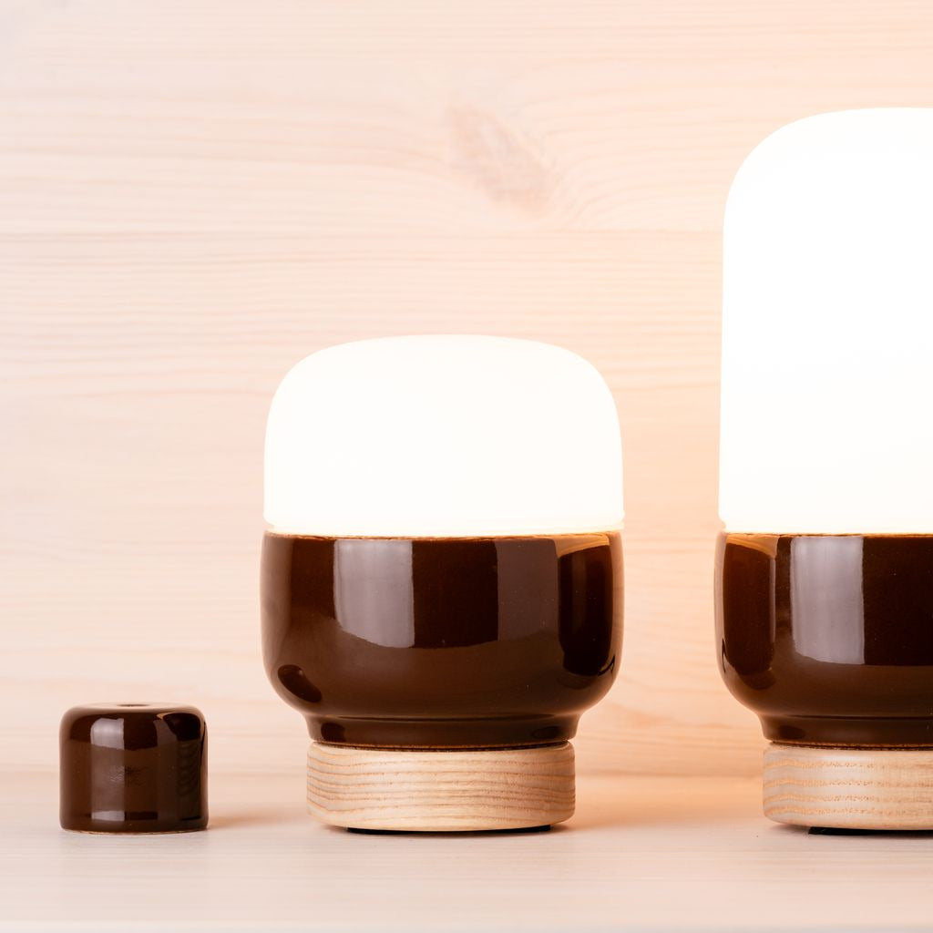 Tischleuchte Porzellan Ohm Table 100/130 matt opal IP20 | Ifö Electric