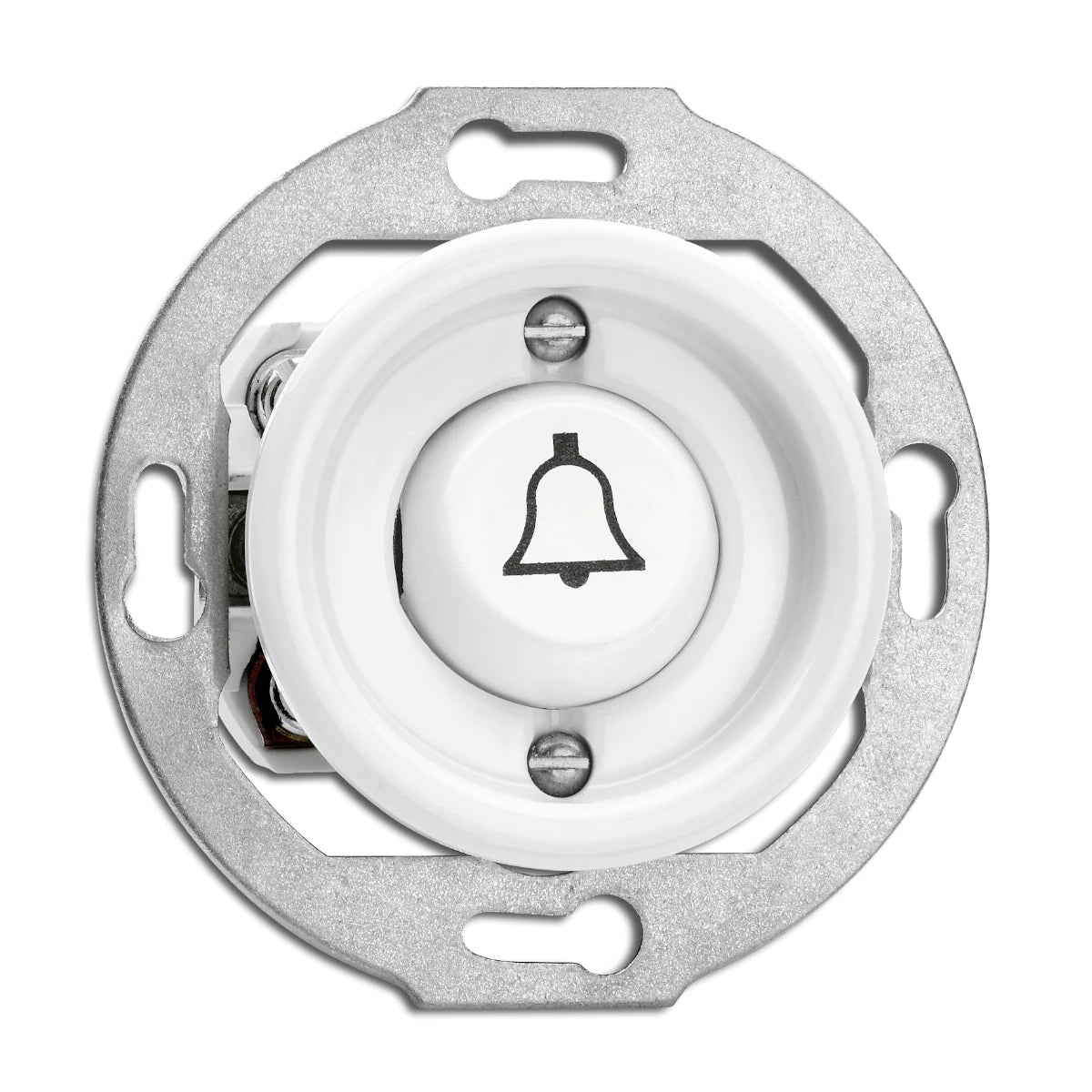 Rocker switch bell flush-mounted porcelain