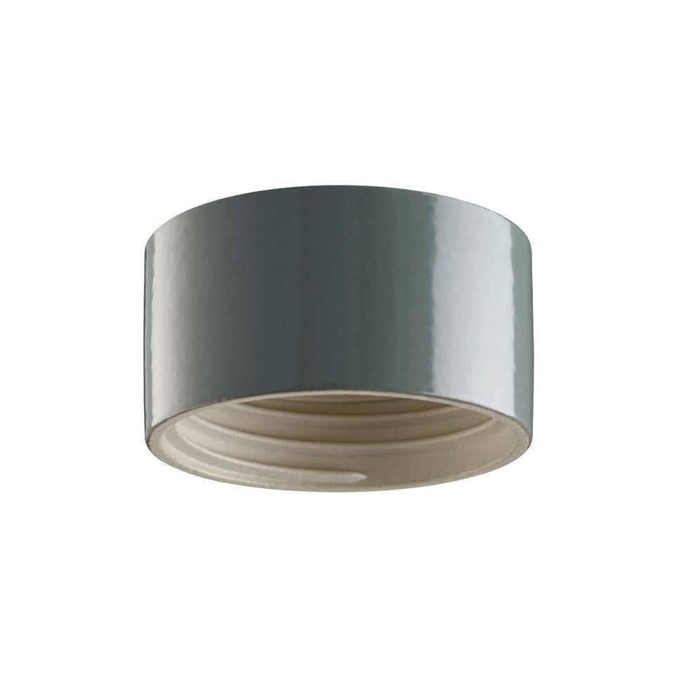 Porzellansockel 84.5mm Gewinde IP44 für LED Module | Ifö Electric grau