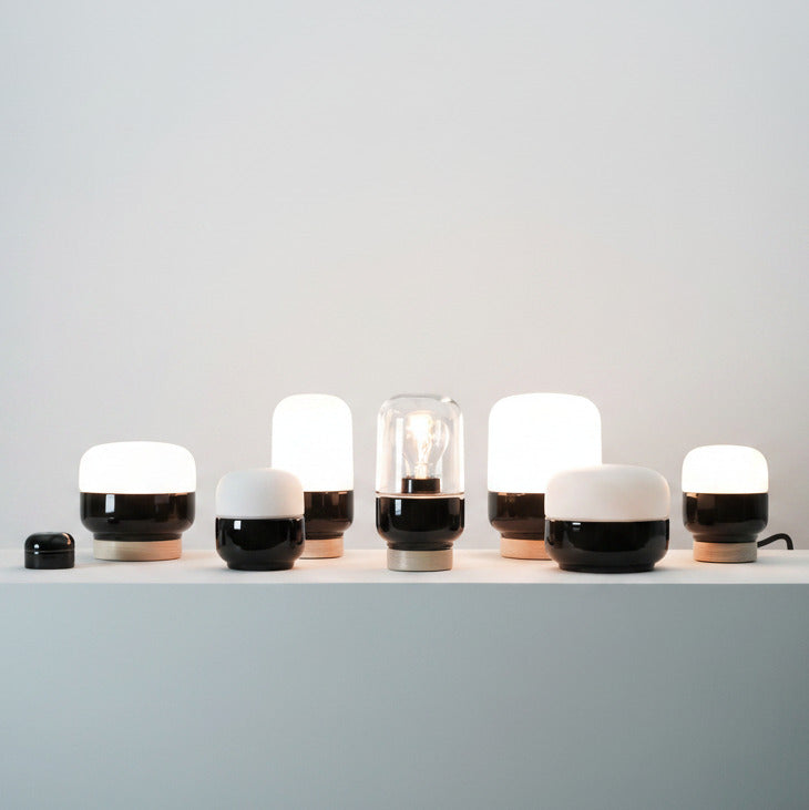 Tischleuchte Porzellan Ohm Table 100/130 schwarz | Ifö Electric