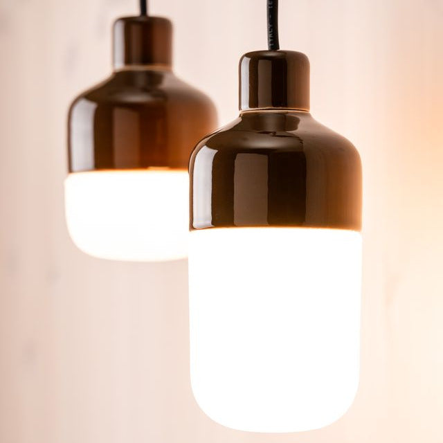 Ohm 100/155 Pendelleuchte matt opal IP44 | Ifö Electric