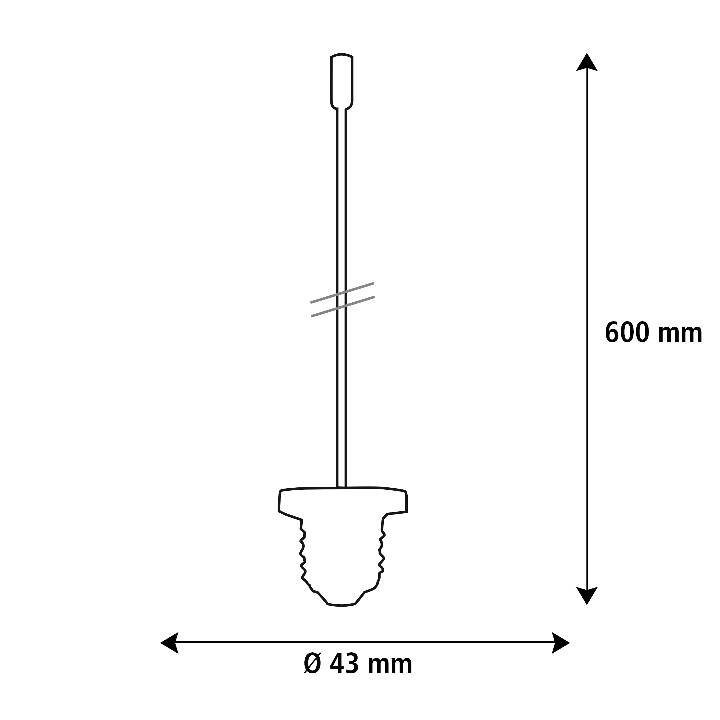 Ampoule à filament LED | Type 60 Droit