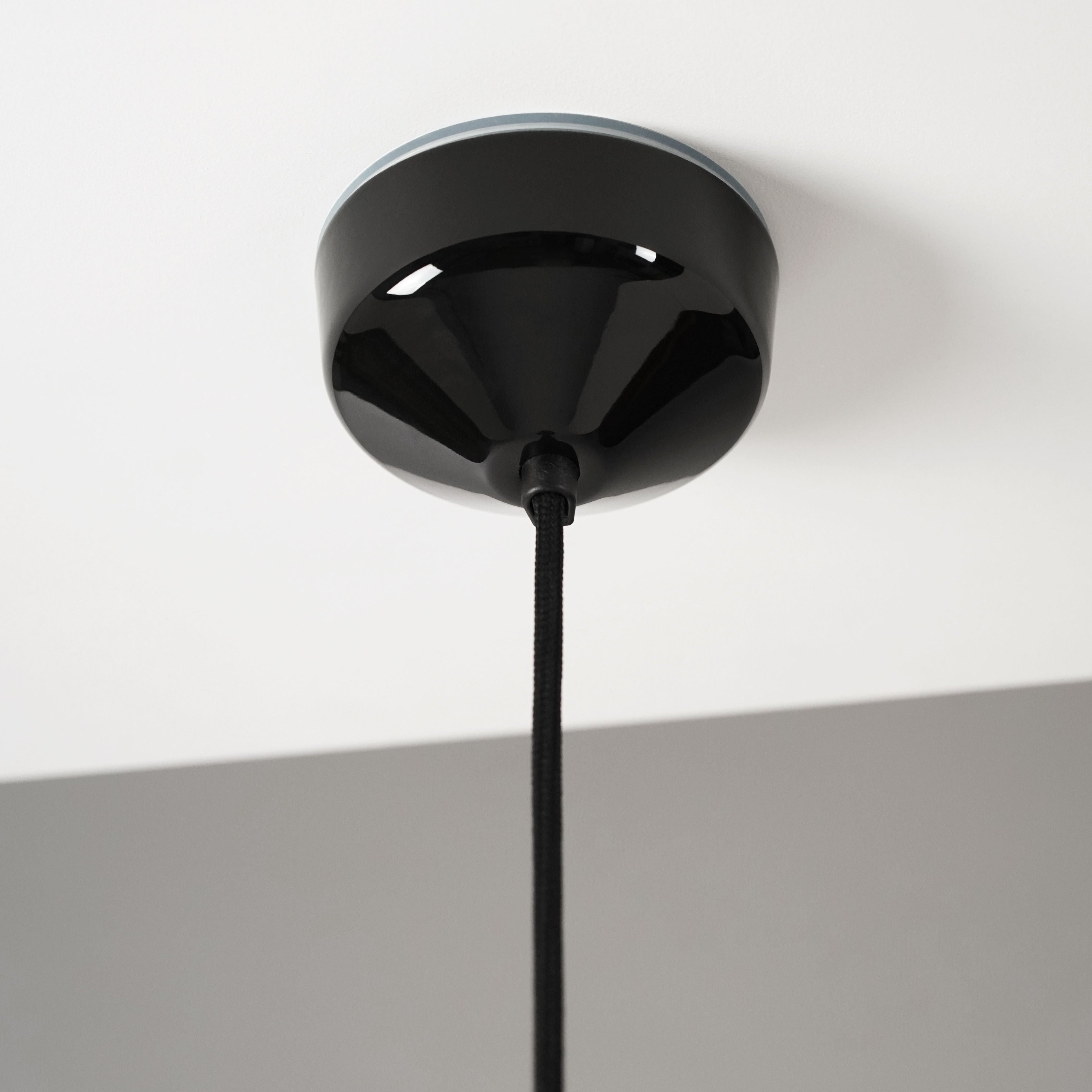 Ohm 100/155 Pendelleuchte schwarz matt opal | Ifö Electric