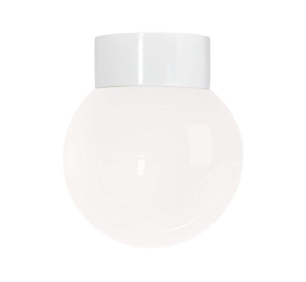 Classic Globe 150 IP20 LED 3000K weiss glänzend opal | Ifö Electric