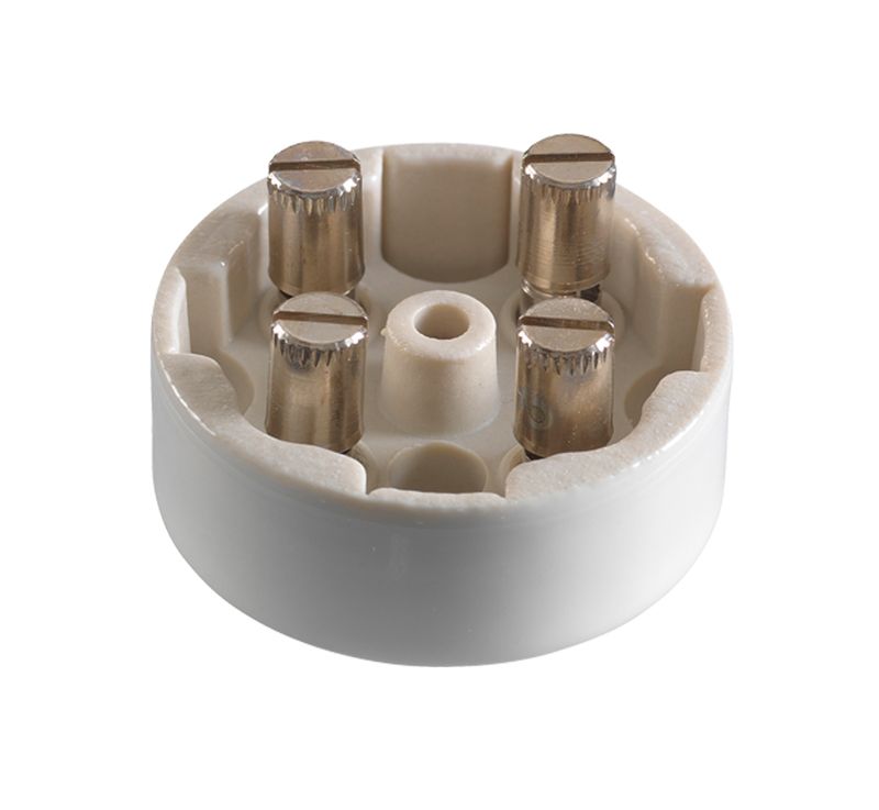 Abzweigdose Porzellan klein rund 50mm | Ifö Electric Innensicht Sockel