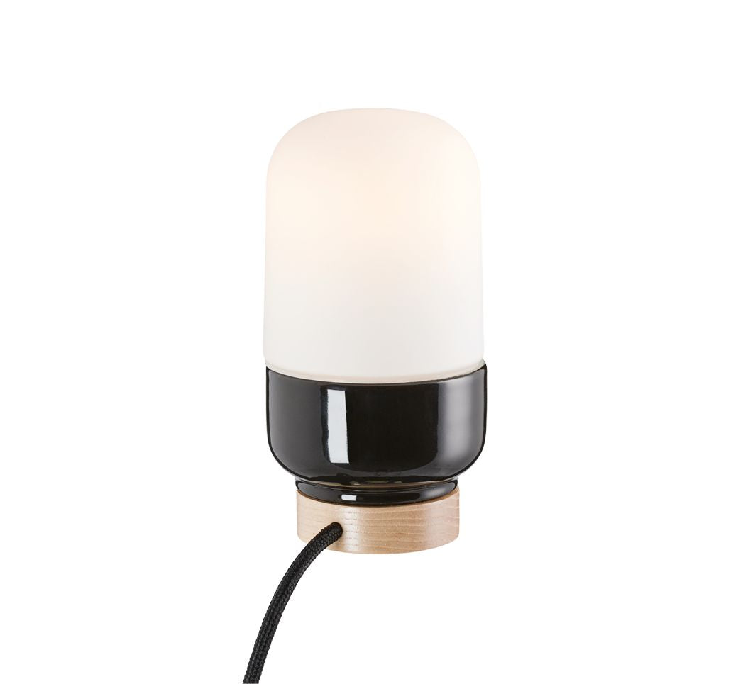 Table lamp porcelain Ohm Table 100/190 matt opal IP20 | Ifö Electric