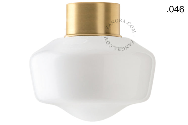 Messing Deckenleuchte «Schoolhouse»