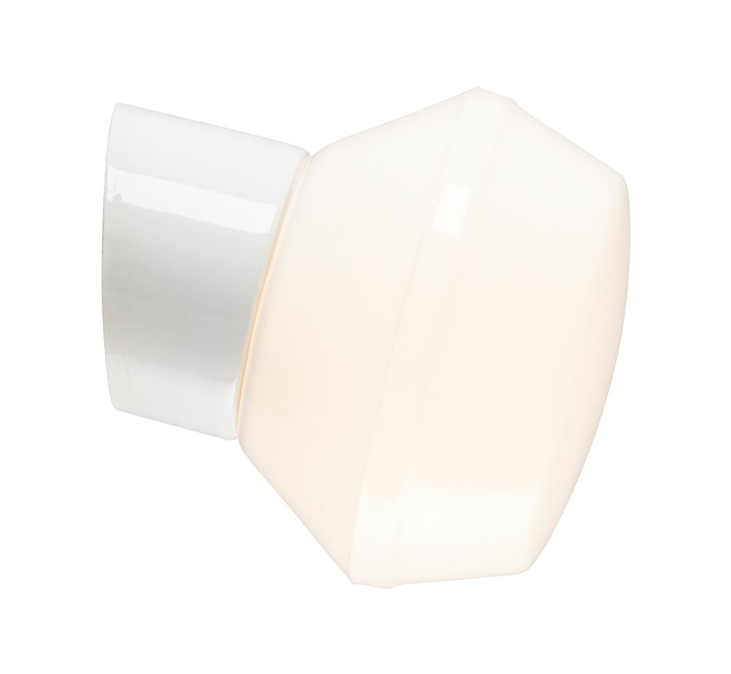 Classic Ifökupa Wandleuchte E27 IP54 Ø84.5mm weiss | Ifö Electric