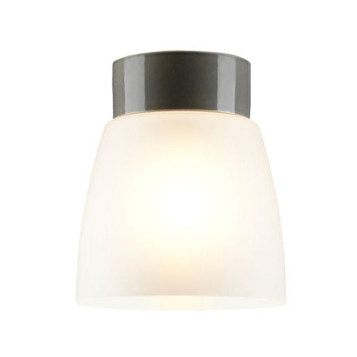 Open Klara Porzellanleuchte frosted E27 IP21 grau | Ifö Electric