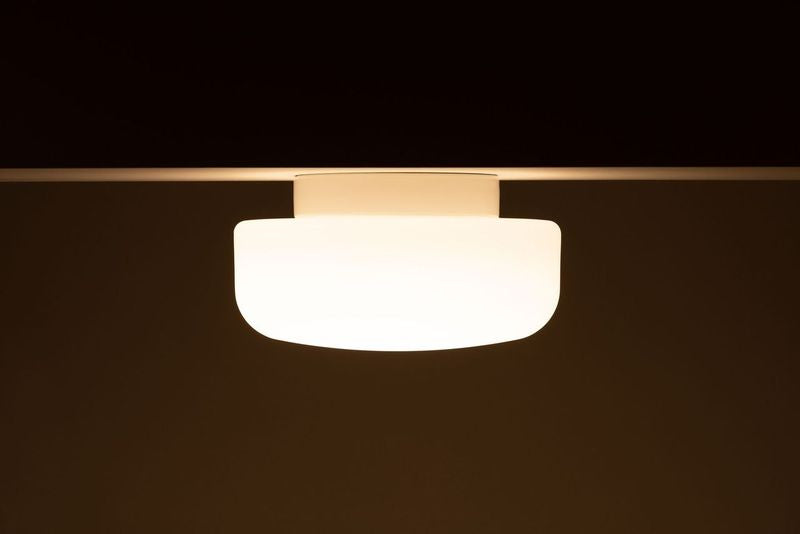 Solenne 320/170 Led DALI Wand-/ Deckenleuchte 3000K weiss matt opal | Ifö Electric an Decke montiert
