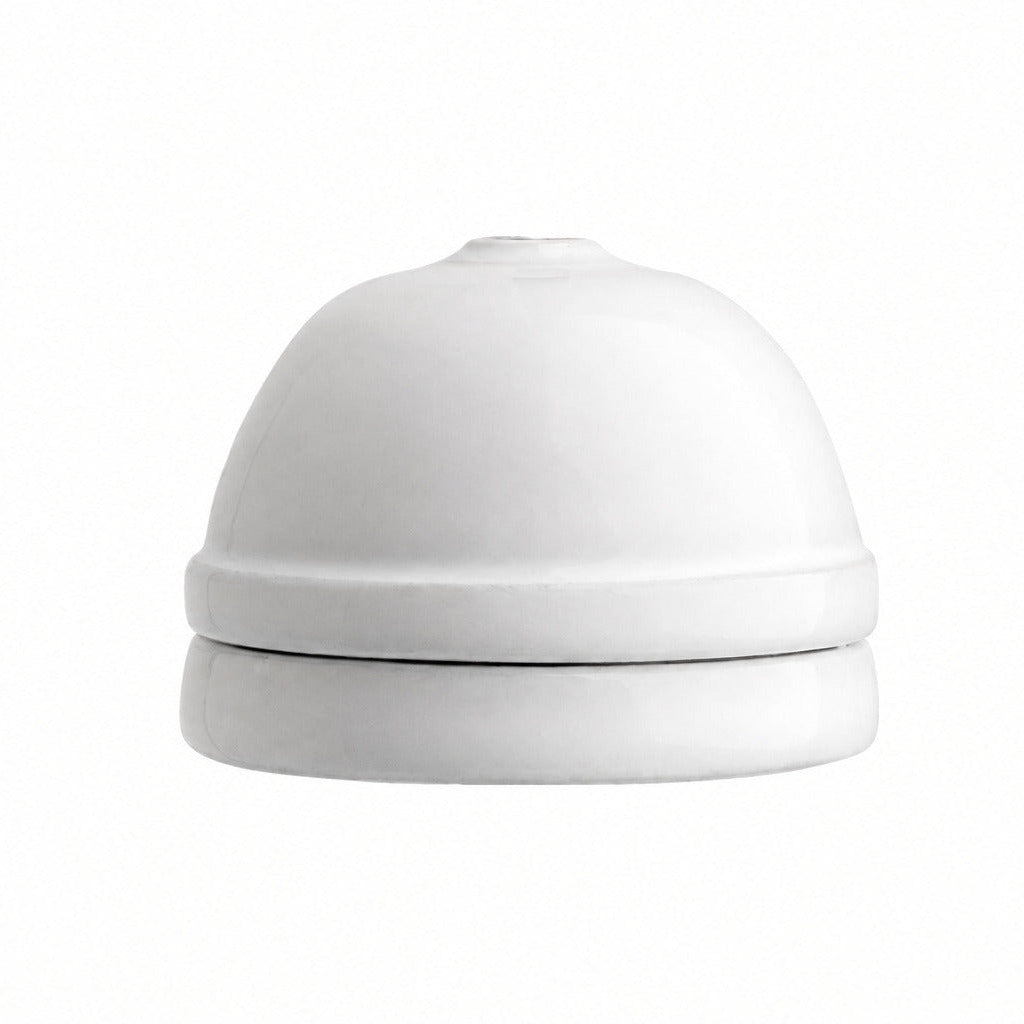 Baldaquin rétro porcelaine blanc