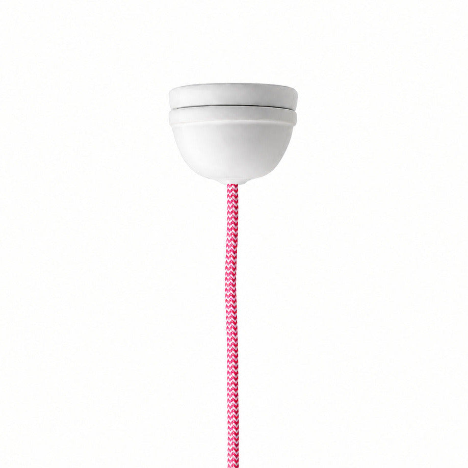 Retro canopy porcelain white