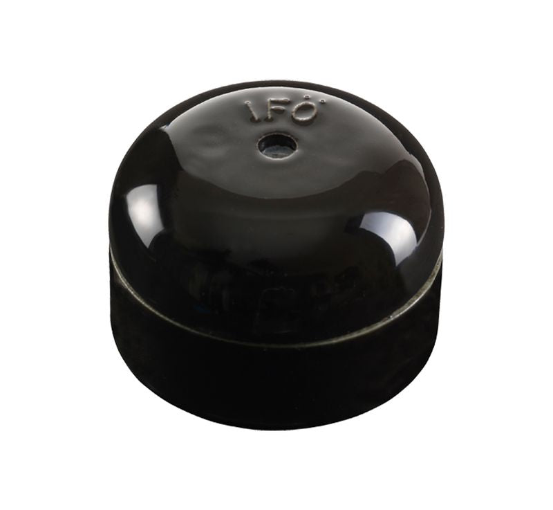 Abzweigdose Porzellan rund 55mm | Ifö Electric schwarz