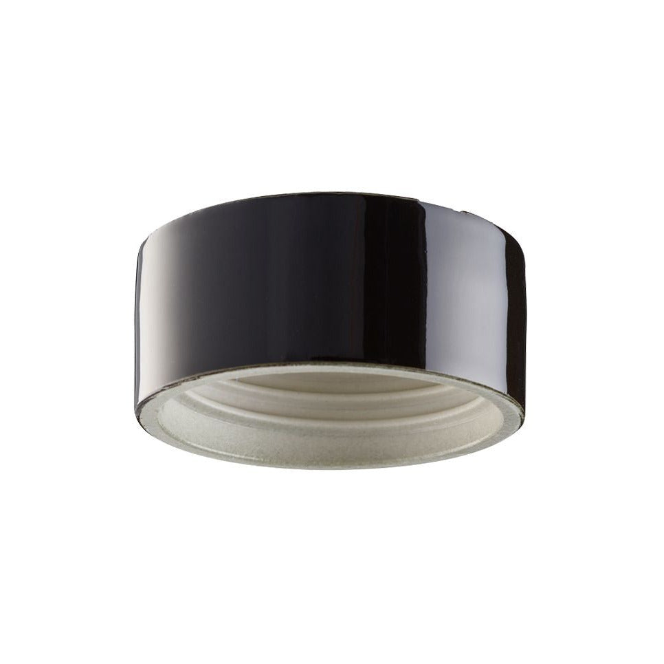 Porzellansockel 84.5mm Gewinde IP20 für LED Module | Ifö Electric schwarz