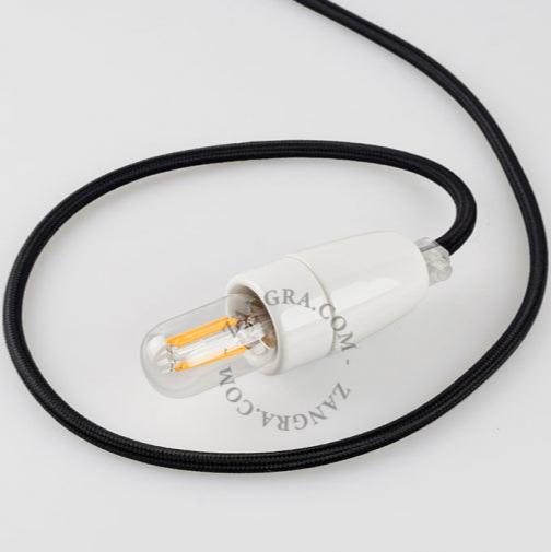 Pendellampenfassung Porzellan weiss E14