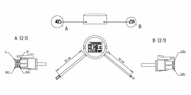 Ersatznetzteil für Led Leuchten DALI 9-18W | Ifö Electric