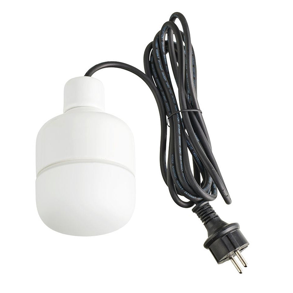 Ohm 100/155 Pendelleuchte Outdoor G9 weiss matt opal | Ifö Electric