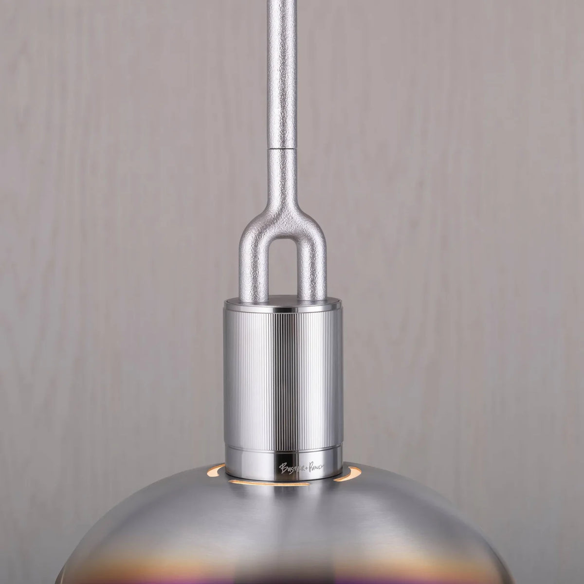 Buster + Punch Forked Shade Medium in Burnt Steel, handgedrehter Metallschirm, Ø 250 mm