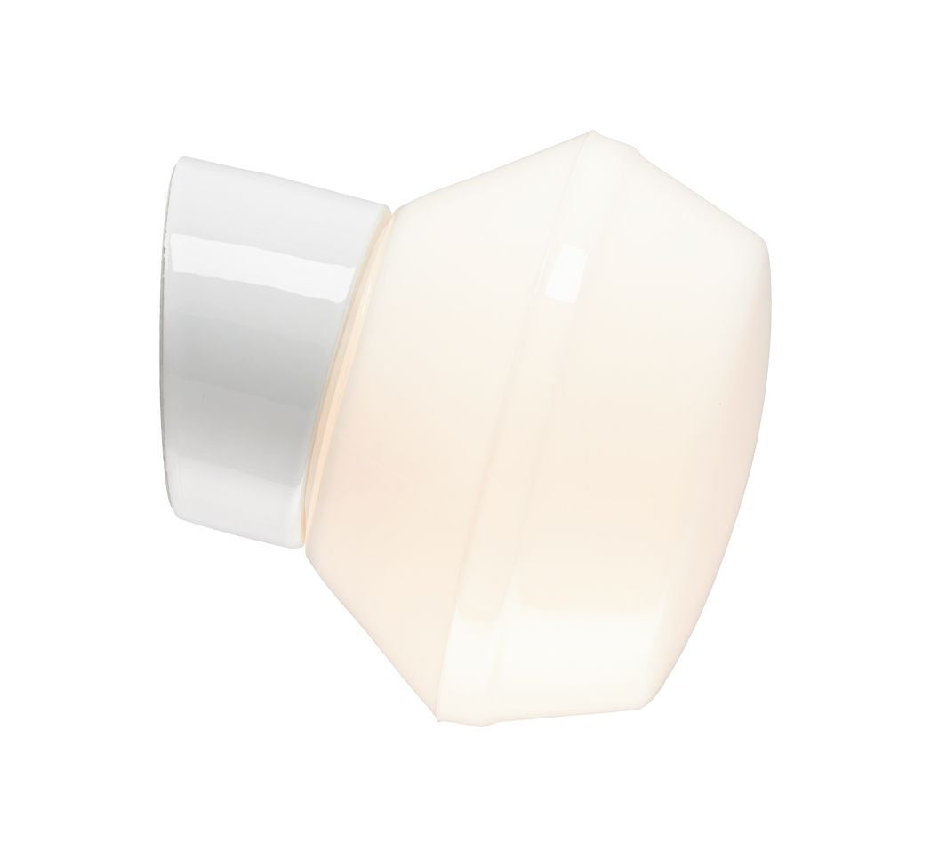 Classic Ifökupa Wandleuchte E27 IP20 Ø84.5mm weiss | Ifö Electric