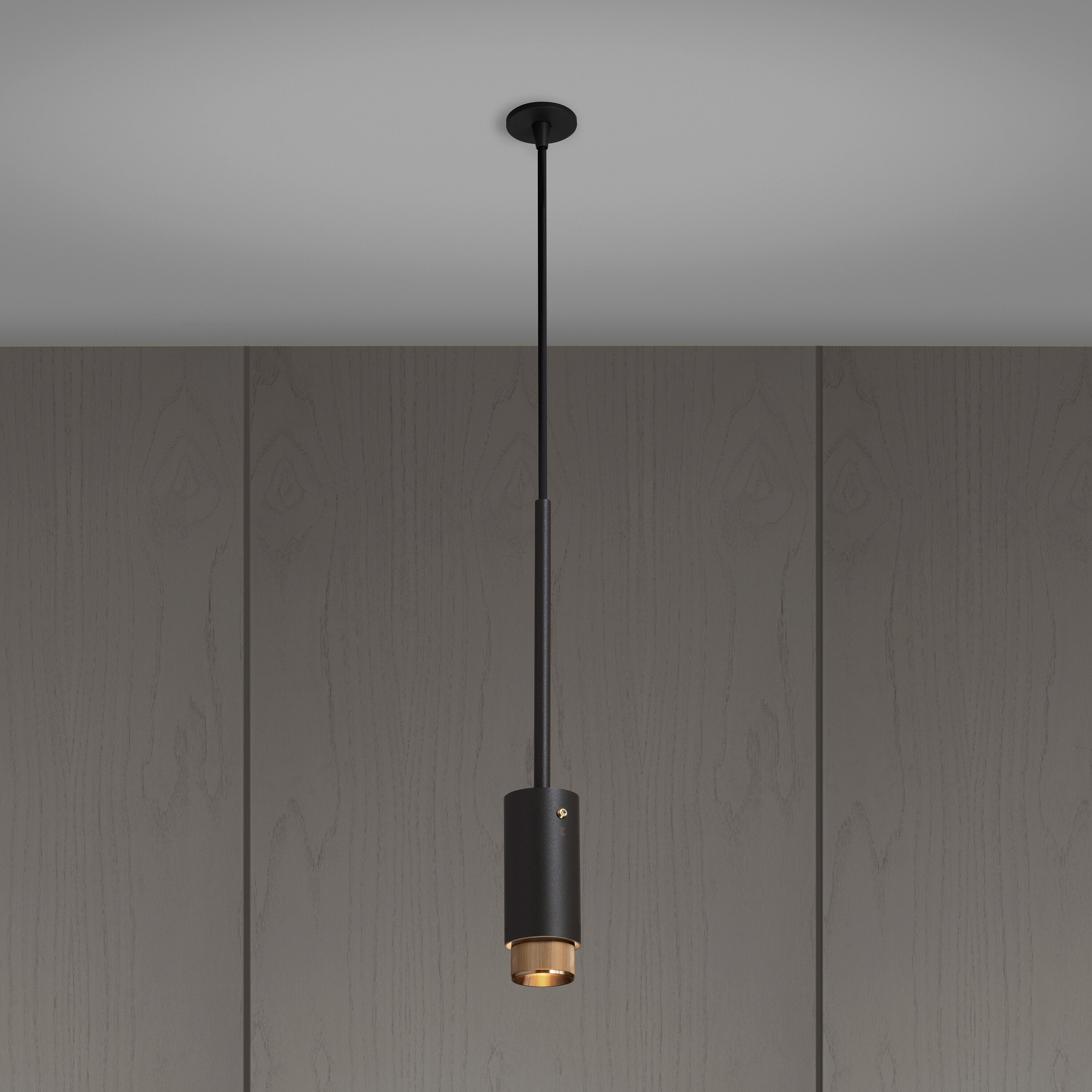 Exhaust Pendant Gunmetal - Edisson