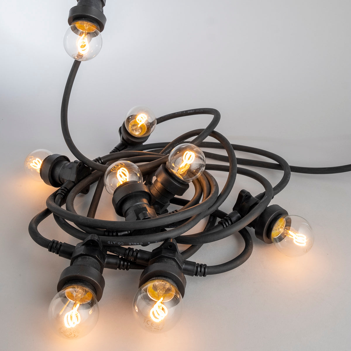 Lichterkette Led Triple Loop Filament Glühbirne E27 | Basis-Set - Edisson