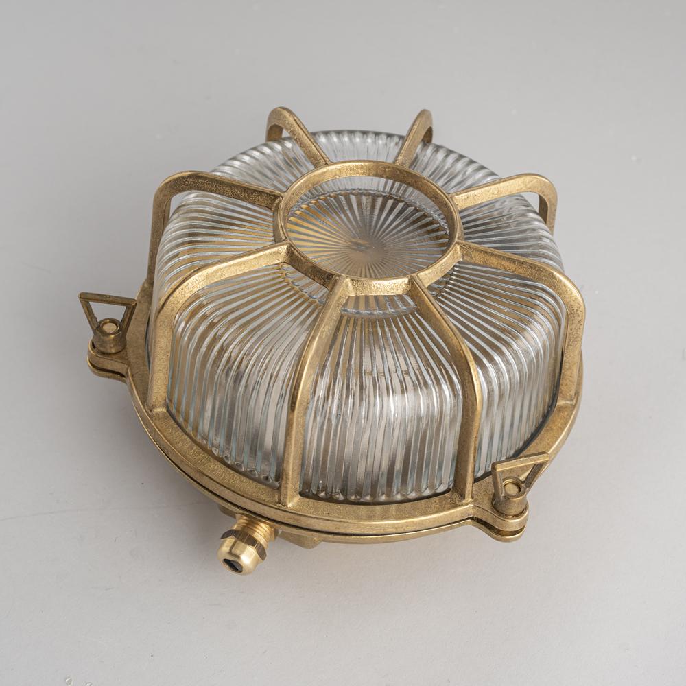 Bulkhead Lampe Brass e27