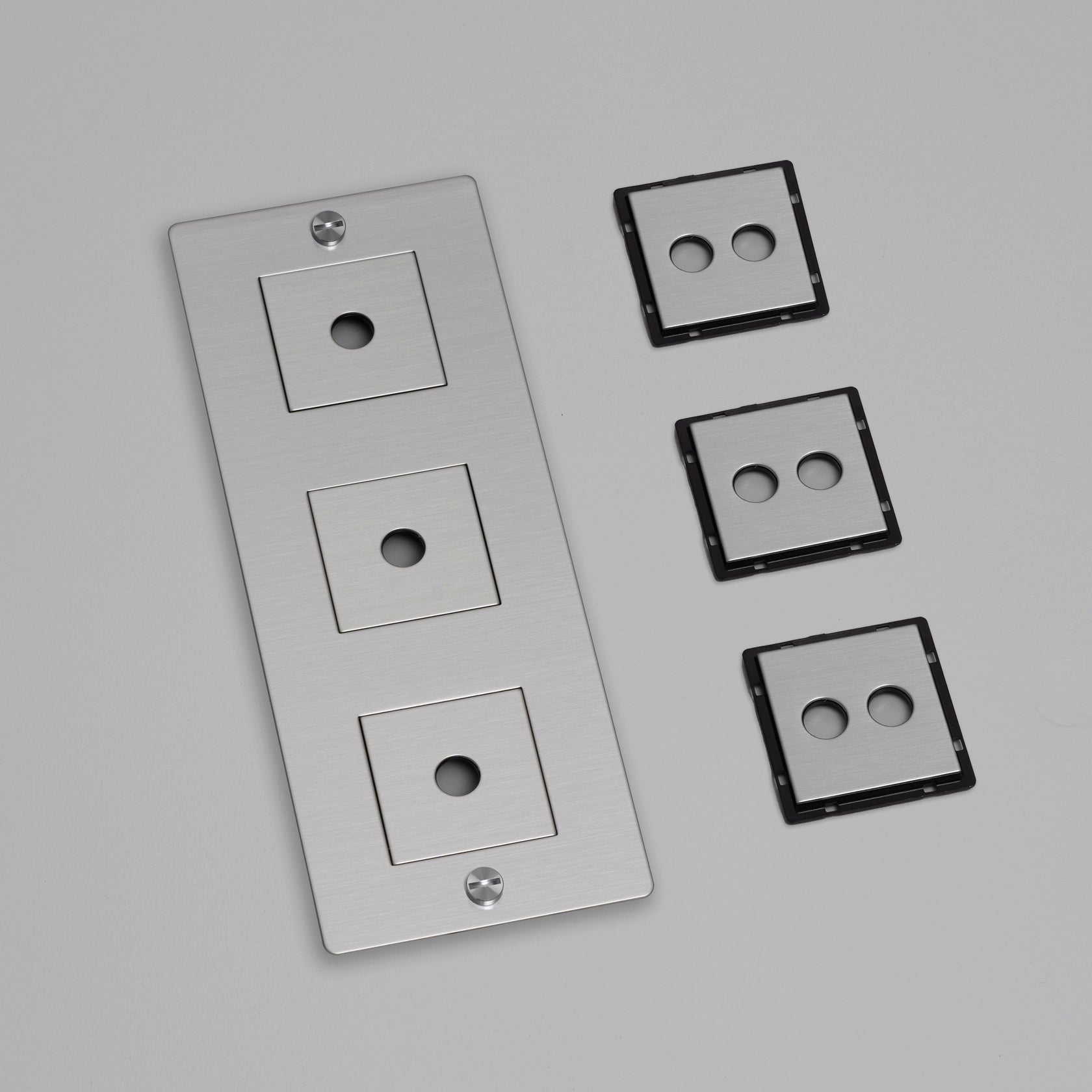 3G-Wandhalterung für Dimmer und Schalter 3-fach